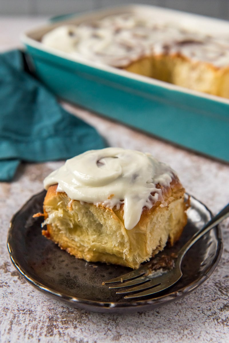 One Make Ahead Cinnamon Roll