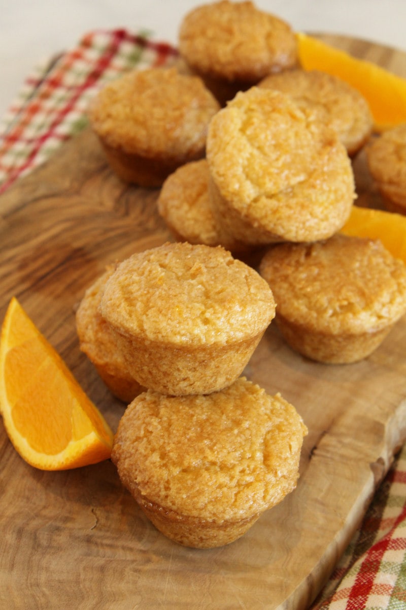 orange mini muffins