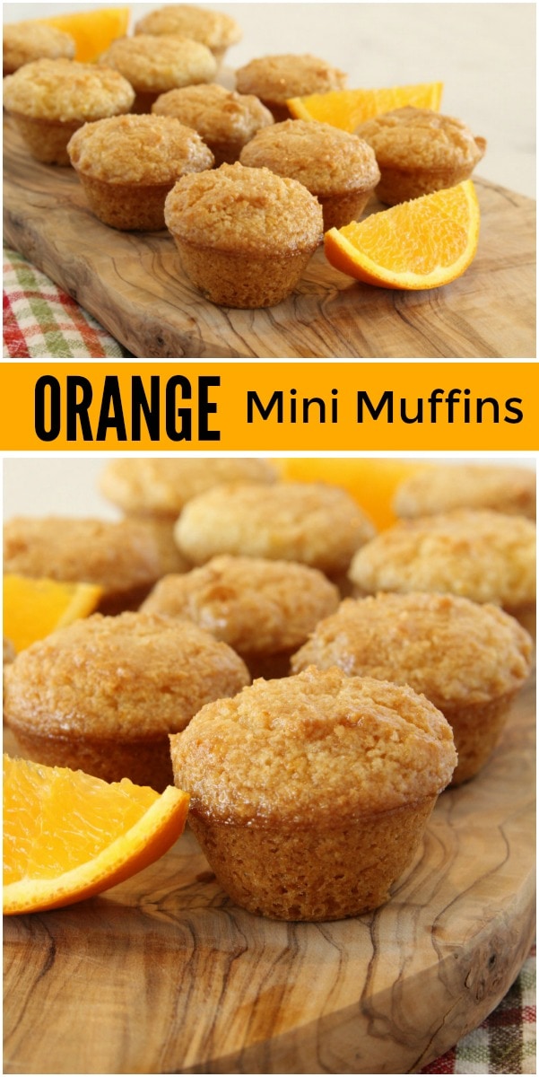 Orange Miniature Muffins