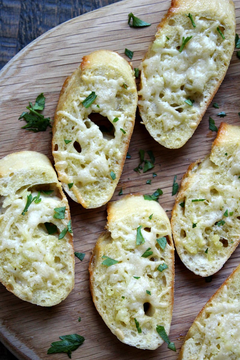 Parmesan Baguette Croutes