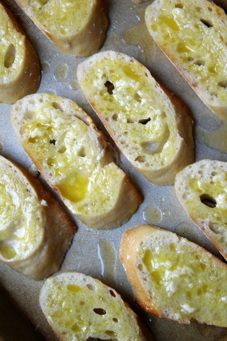 Parmesan Baguette Croutes Recipe Girl
