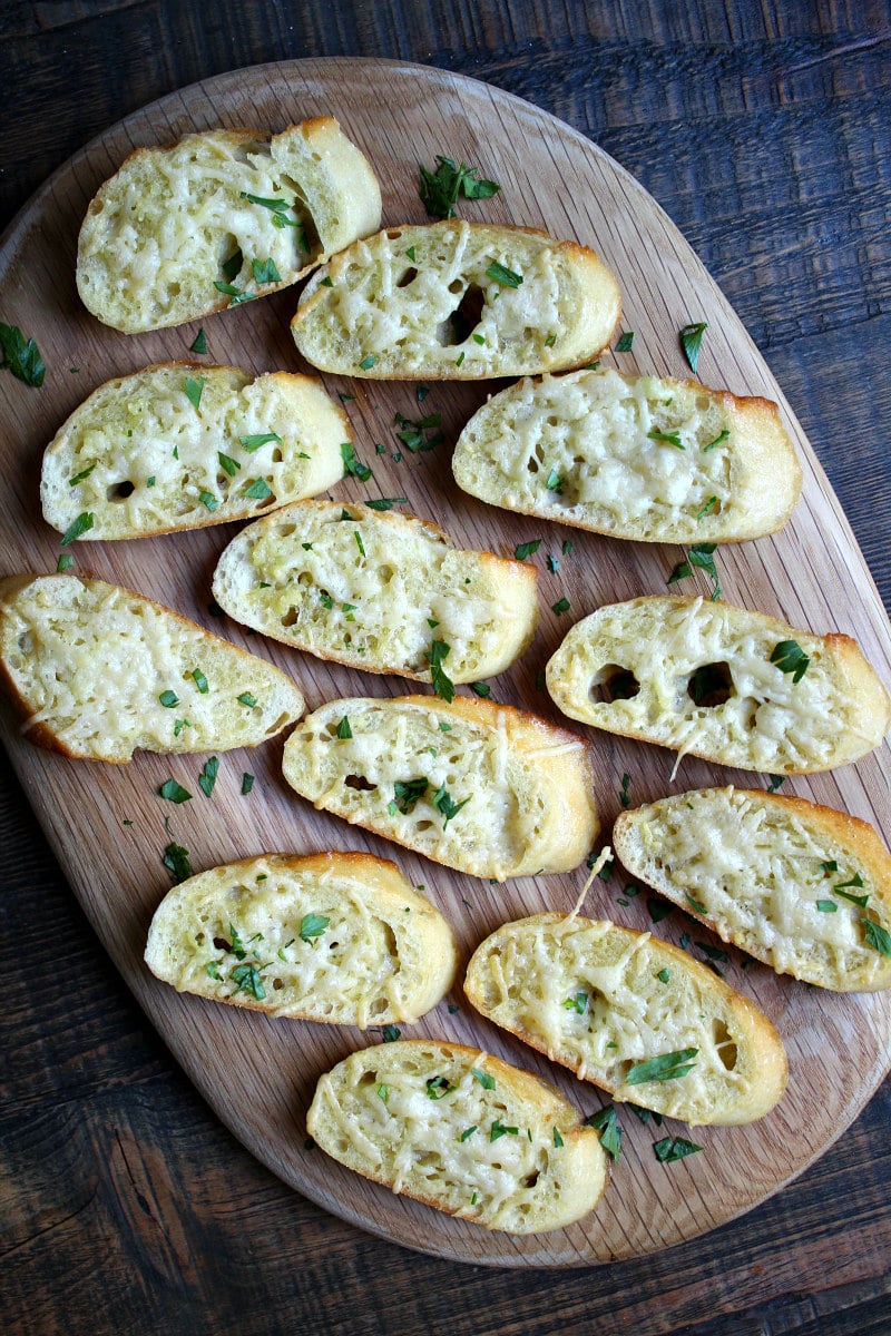 Parmesan Baguette Croutes