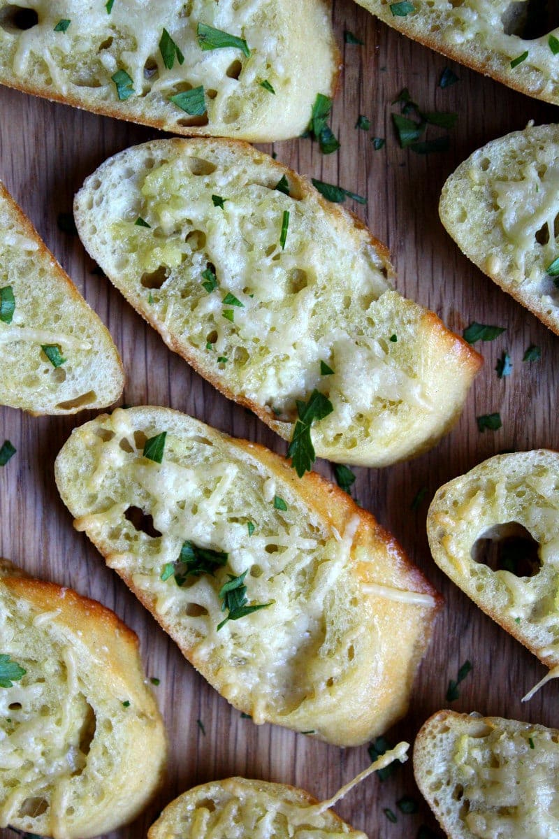 Parmesan Baguette Croutes