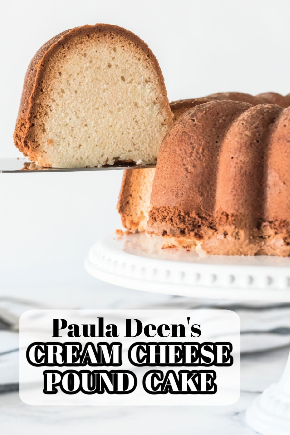 Paula Deen's Cream Cheese Pound Cake Recipe Girl