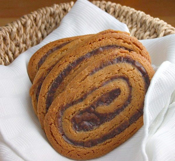 Peanut Butter Chocolate Swirl Cookies