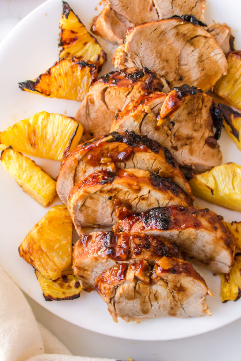 Glazed Pork Tenderloin with Pineapple Recipe Girl