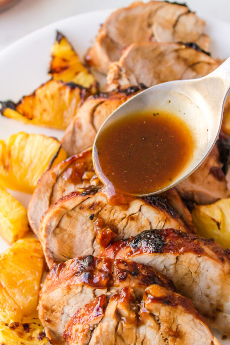Glazed Pork Tenderloin with Pineapple Recipe Girl