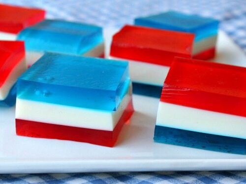 Red White And Blue Finger Jello Recipe Girl