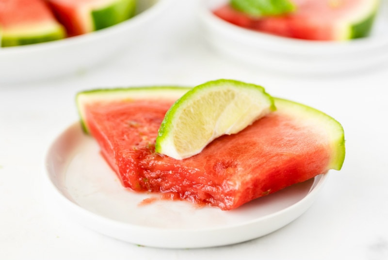 Tequila Soaked Watermelon Wedges Image