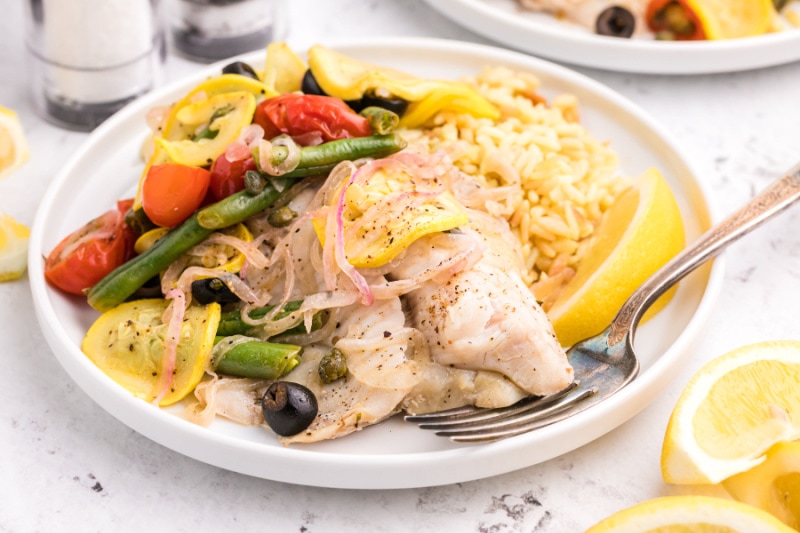 Tilapia and Summer Vegetable Grill Packets Recipe Girl