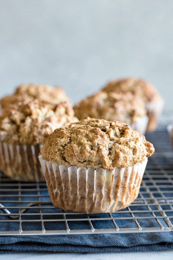 Whole Grain Banana Muffins 