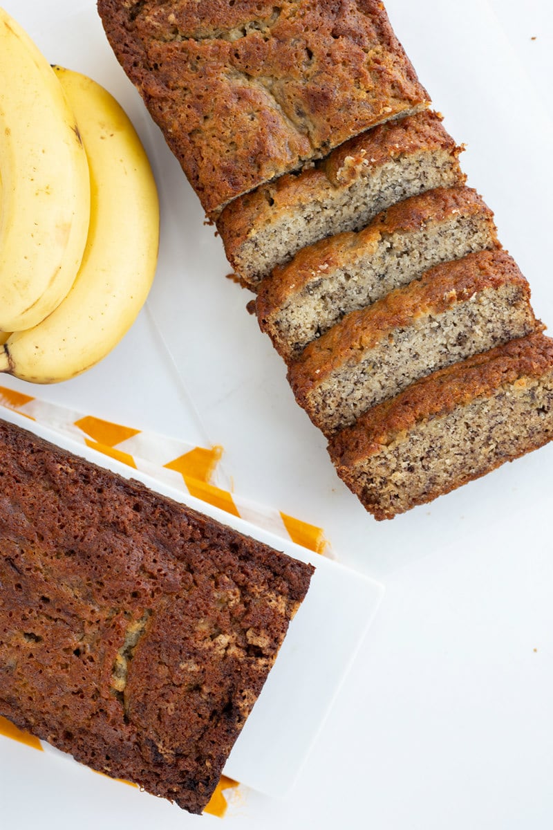 Sliced Kona Inn Banana Bread