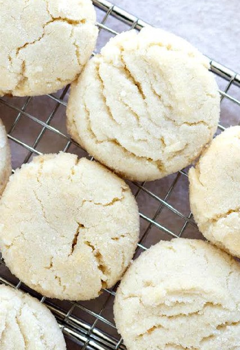 best sugar cookies on cooling rack