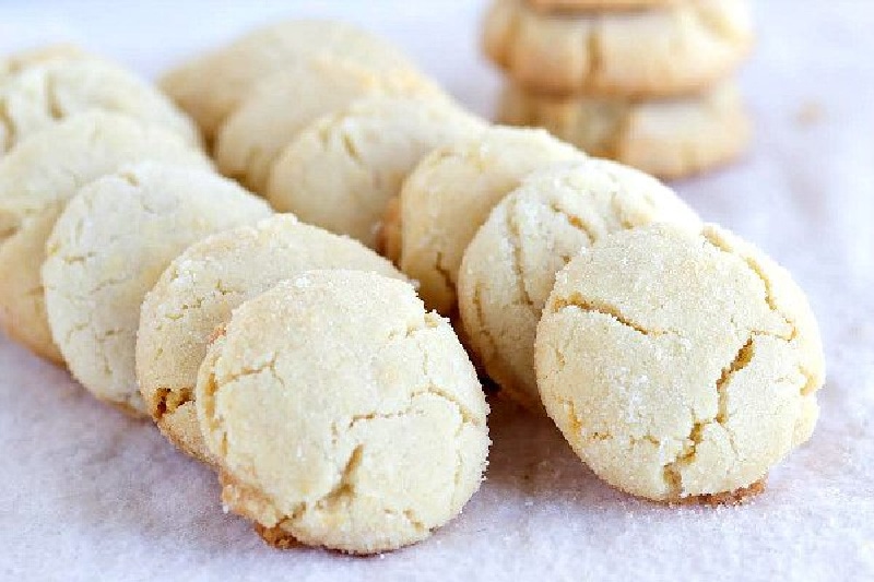 sugar cookies displayed