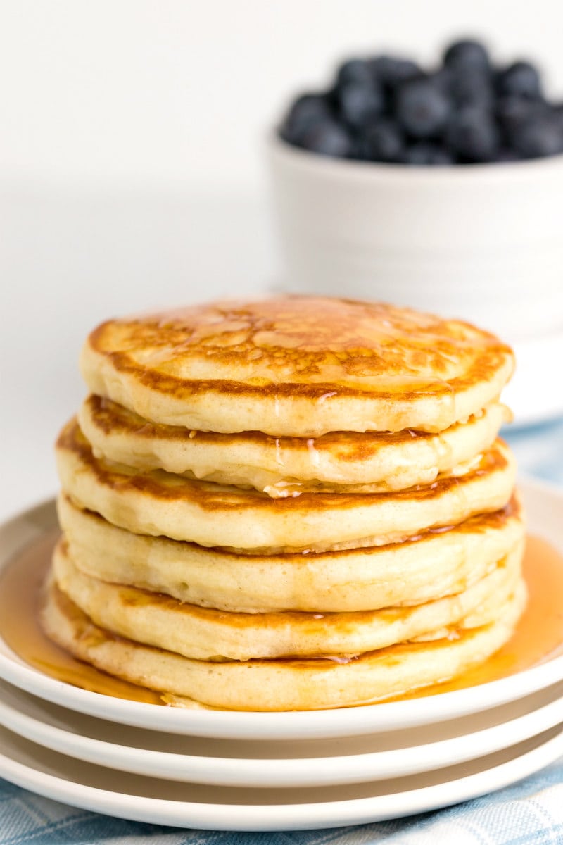 Griddle Cakes Recipe {Light, Fluffy Pancakes}