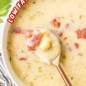 low fat clam chowder pinterest pin
