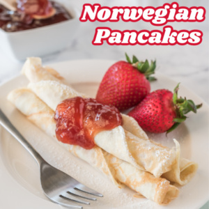 norwegian pancakes pinterest image