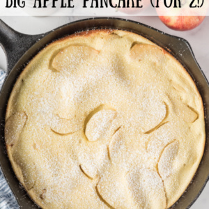 pinterest image for big apple pancake