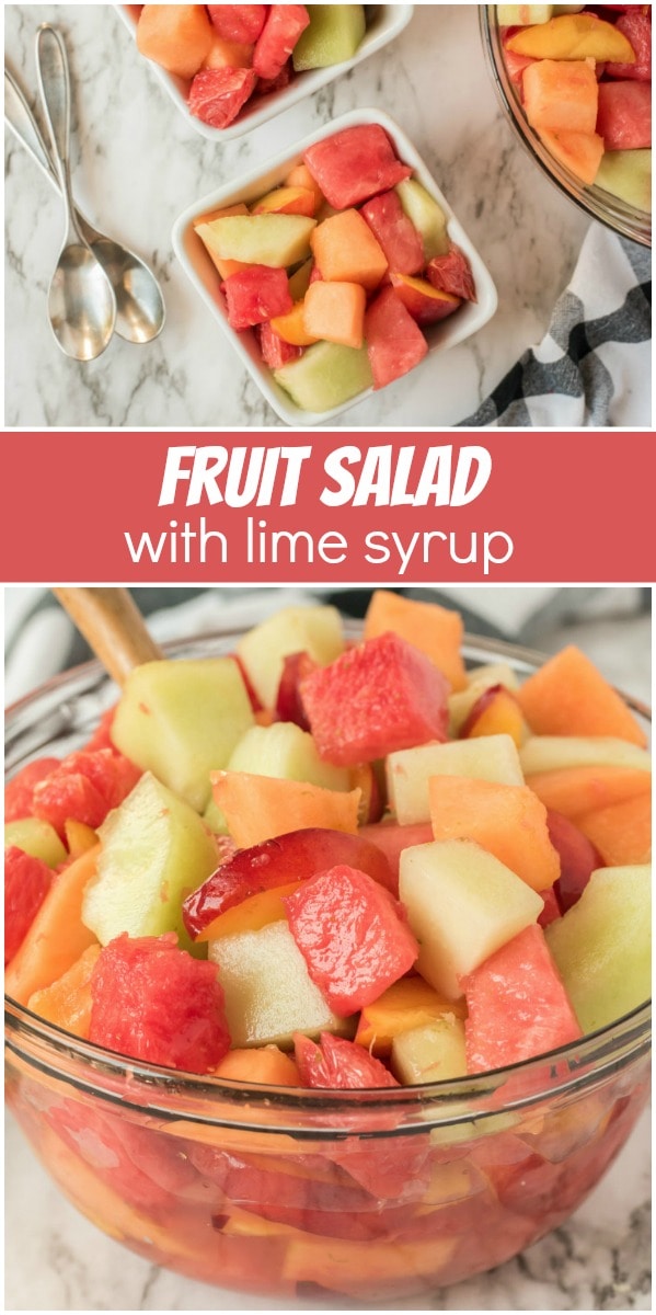 Fruit Salad with Lime Syrup Recipe Girl