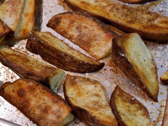thick- cut oven roasted fries