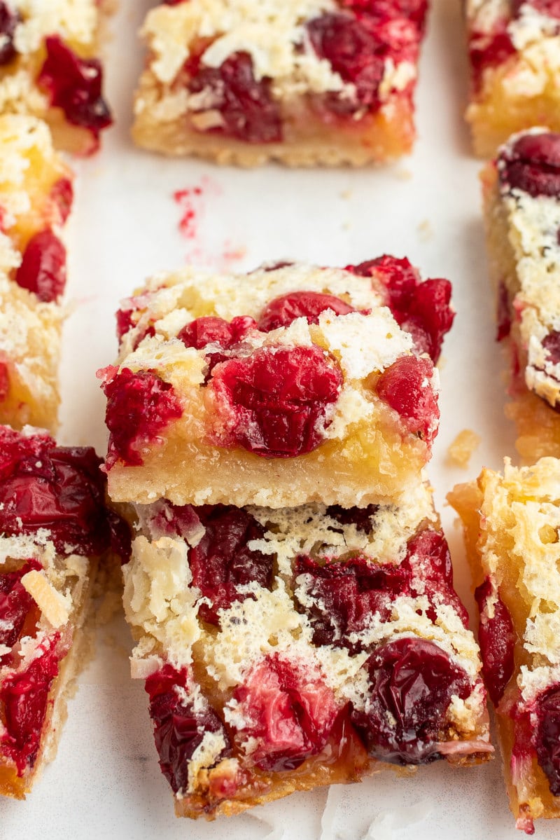 cranberry coconut squares