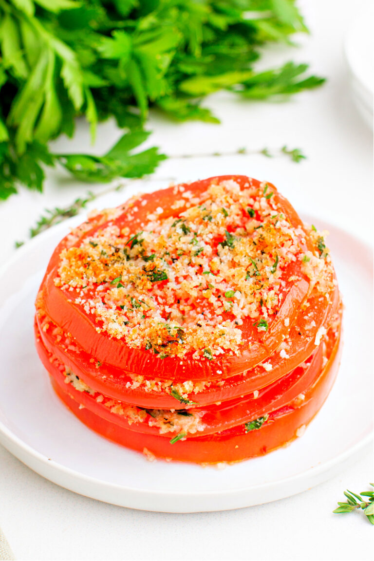 Tomatoes with Asiago Cheese and Fresh Herbs Recipe Girl