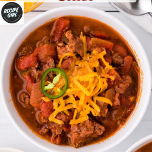 pinterest image for all american chili