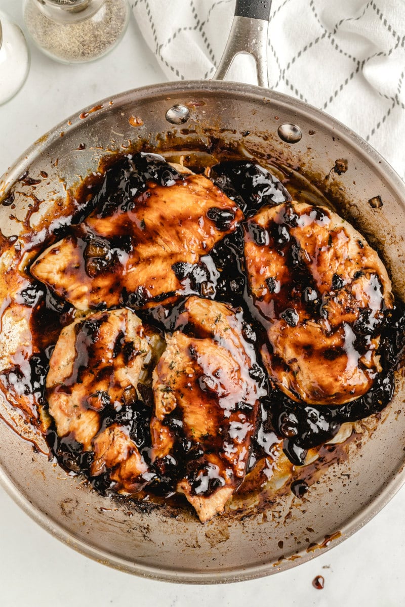 cooking apricot balsamic chicken