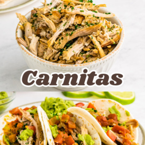 pinterest collage image for carnitas