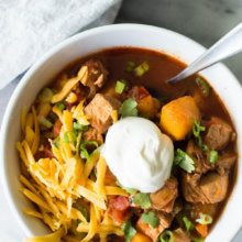 Chicken Butternut Squash Chili - Recipe Girl