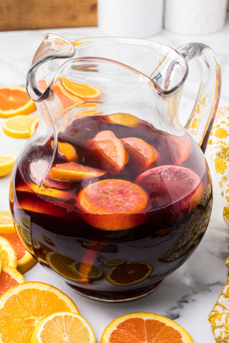 pitcher of classic sangria