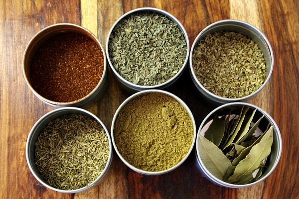 6 jars of spices 6 jars of spices