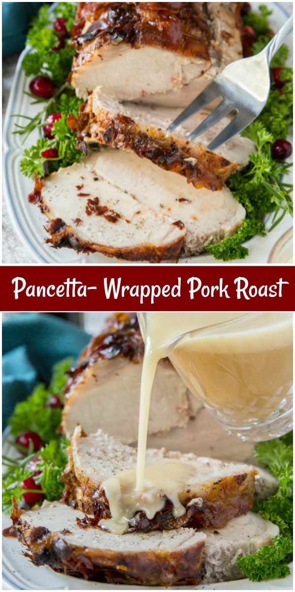 Pancetta Wrapped Pork Roast Recipe Girl