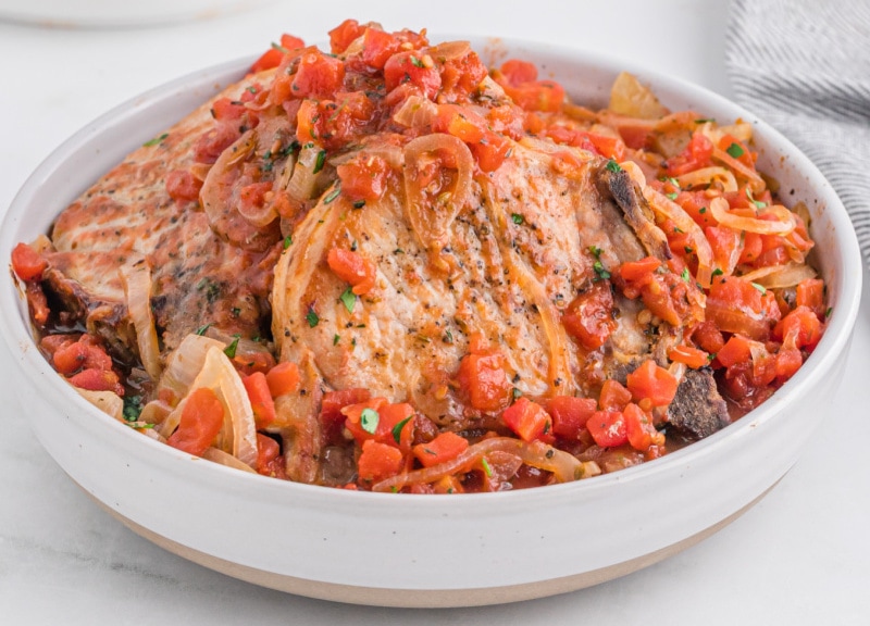 Pork Chops Pizzaiola Recipe Girl