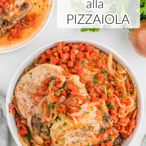 pinterest image for pork chops alla pizzaiola