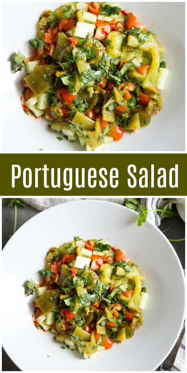 Portuguese Salad recipe from RecipeGirl.com #portuguese #salad #recipe #RecipeGirl Portuguese Salad