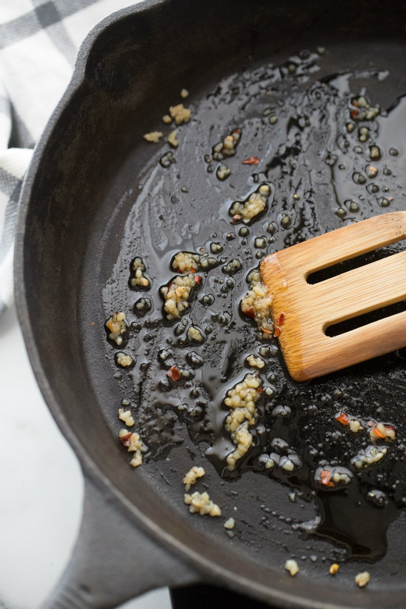 starting to make Skillet Baked Ziti