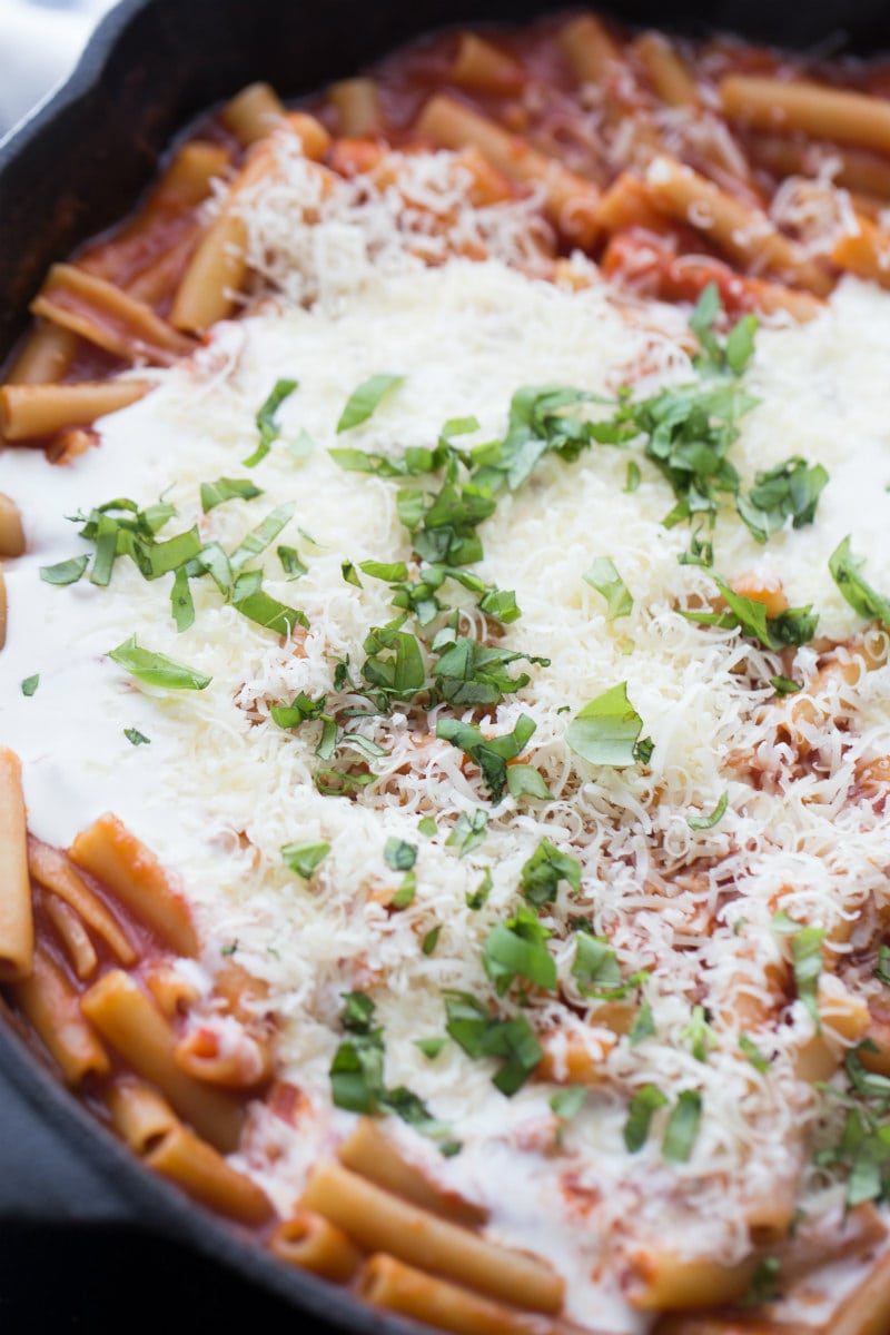 Skillet Baked Ziti