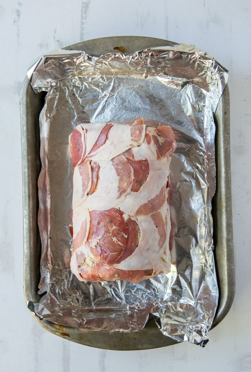 pancetta wrapped pork roast