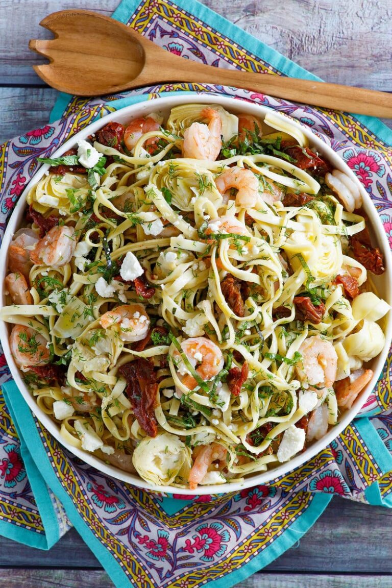 Pasta with Shrimp and Feta Recipe Girl