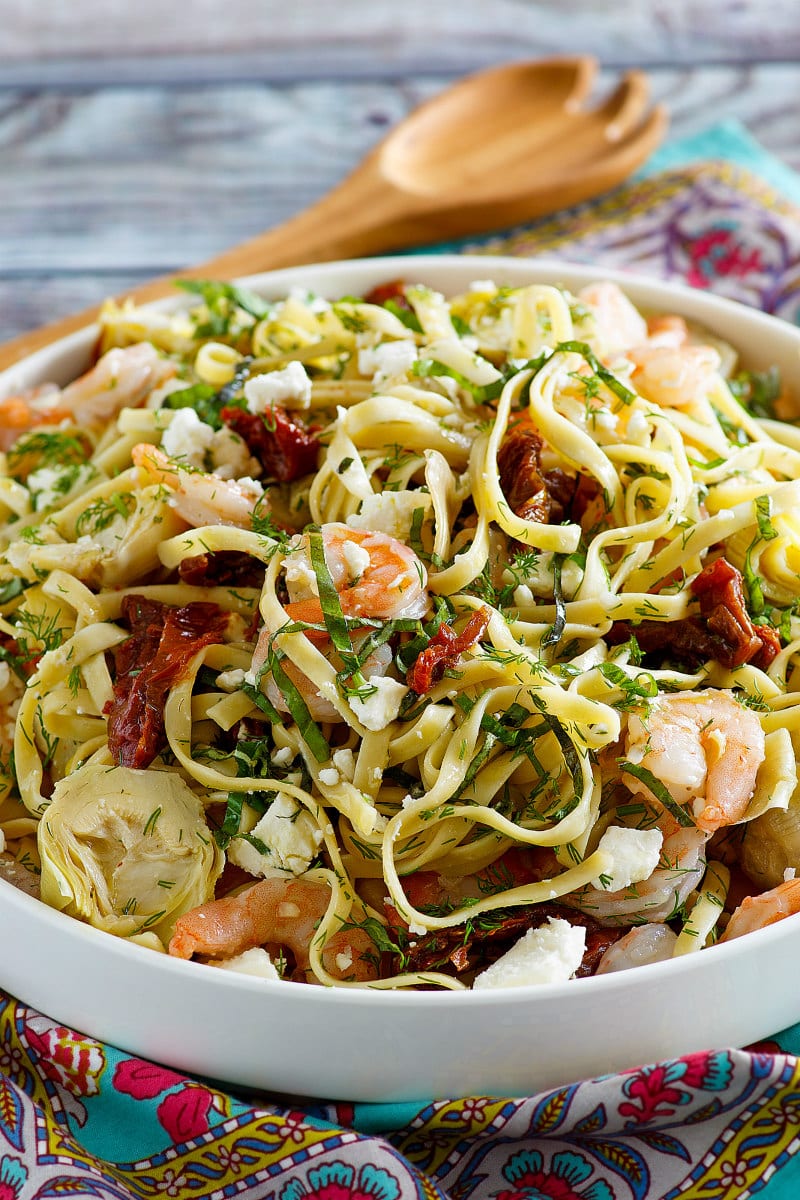 Pasta with Shrimp and Feta