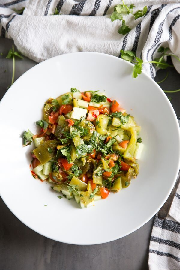 Portuguese Salad recipe from RecipeGirl.com #portuguese #salad #recipe #RecipeGirl Portuguese Salad
