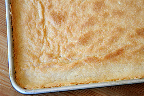 Apple Pie Bars- shortbread crust