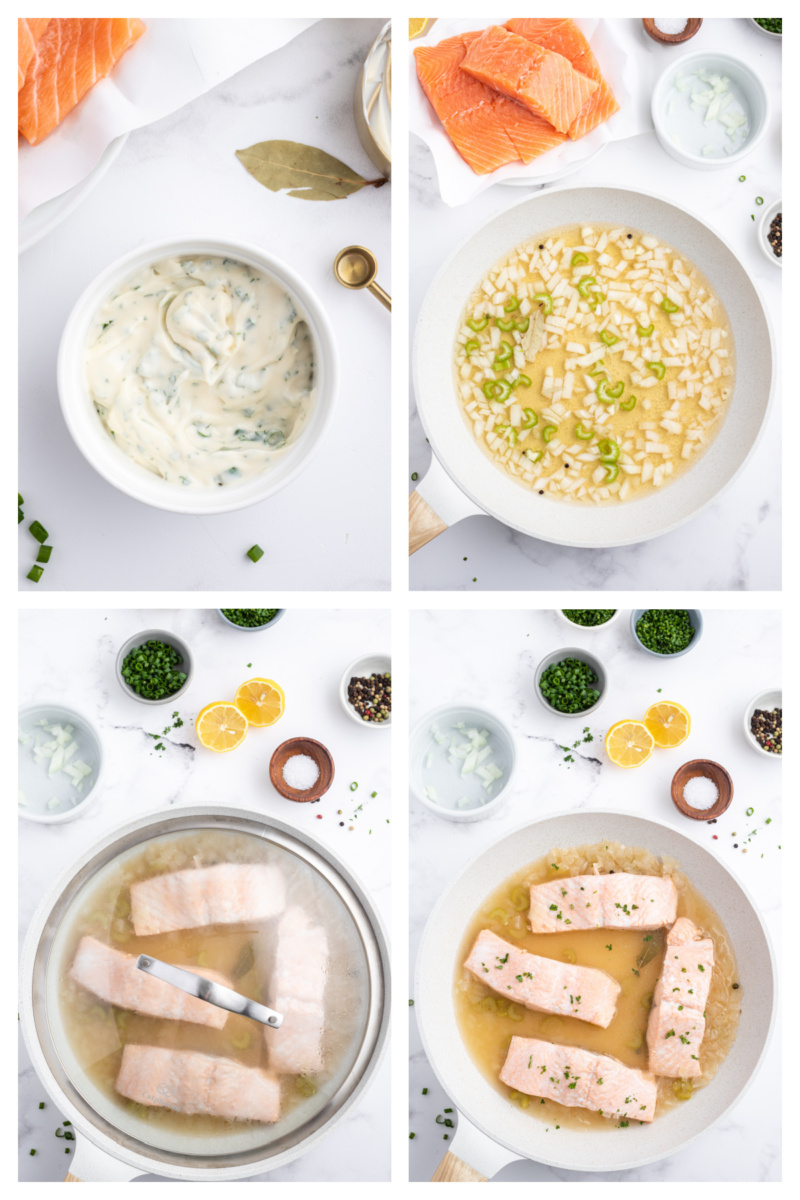 Beer Poached Salmon with Tarragon Mayonnaise Recipe Girl