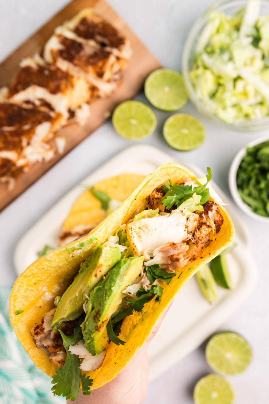 Cedar Planked Halibut Tacos with Citrus Slaw Recipe Girl