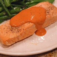 Cold Poached Salmon with Provencal Mustard