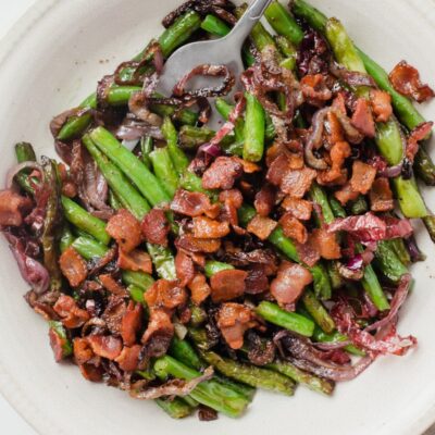 green beans with bacon