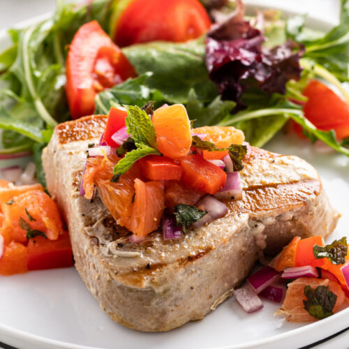 Grilled Tuna with Citrus Salsa Recipe Girl
