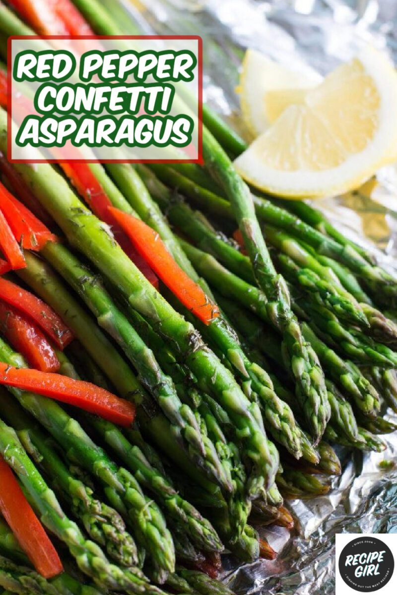 pinterest image for red pepper confetti asparagus