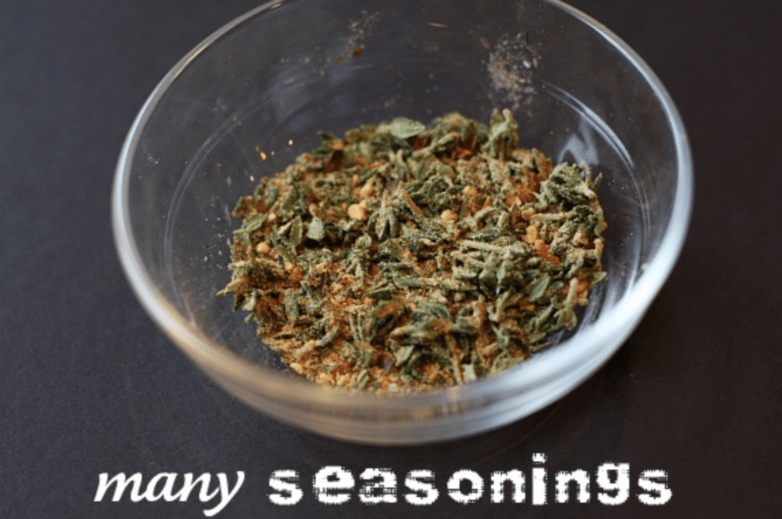seasonings in a bowl
